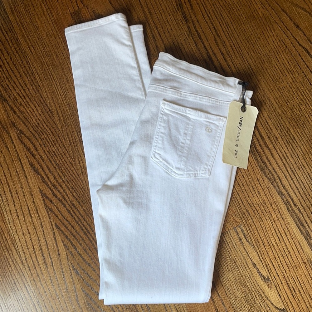 Rag & Bone White Skinny Jeans 31